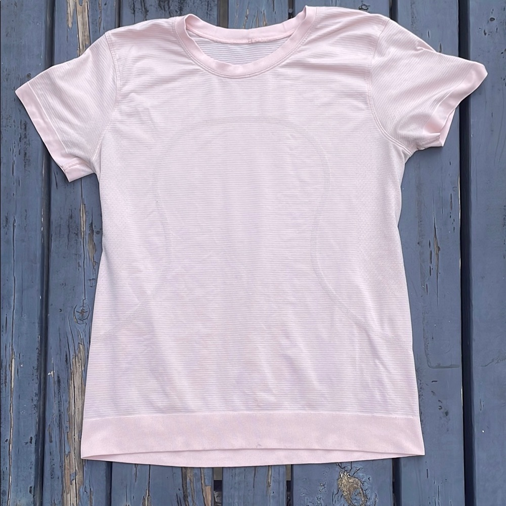 swiftly tech relaxed size 6 top blush baby light